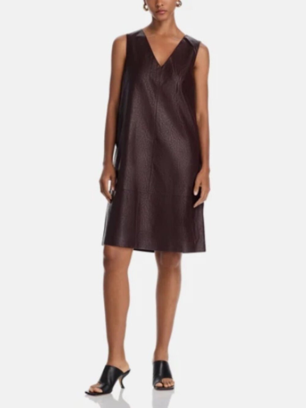 Kobi Halperin Graylen Faux Leather Shift Dress Size 6-MSRP$398